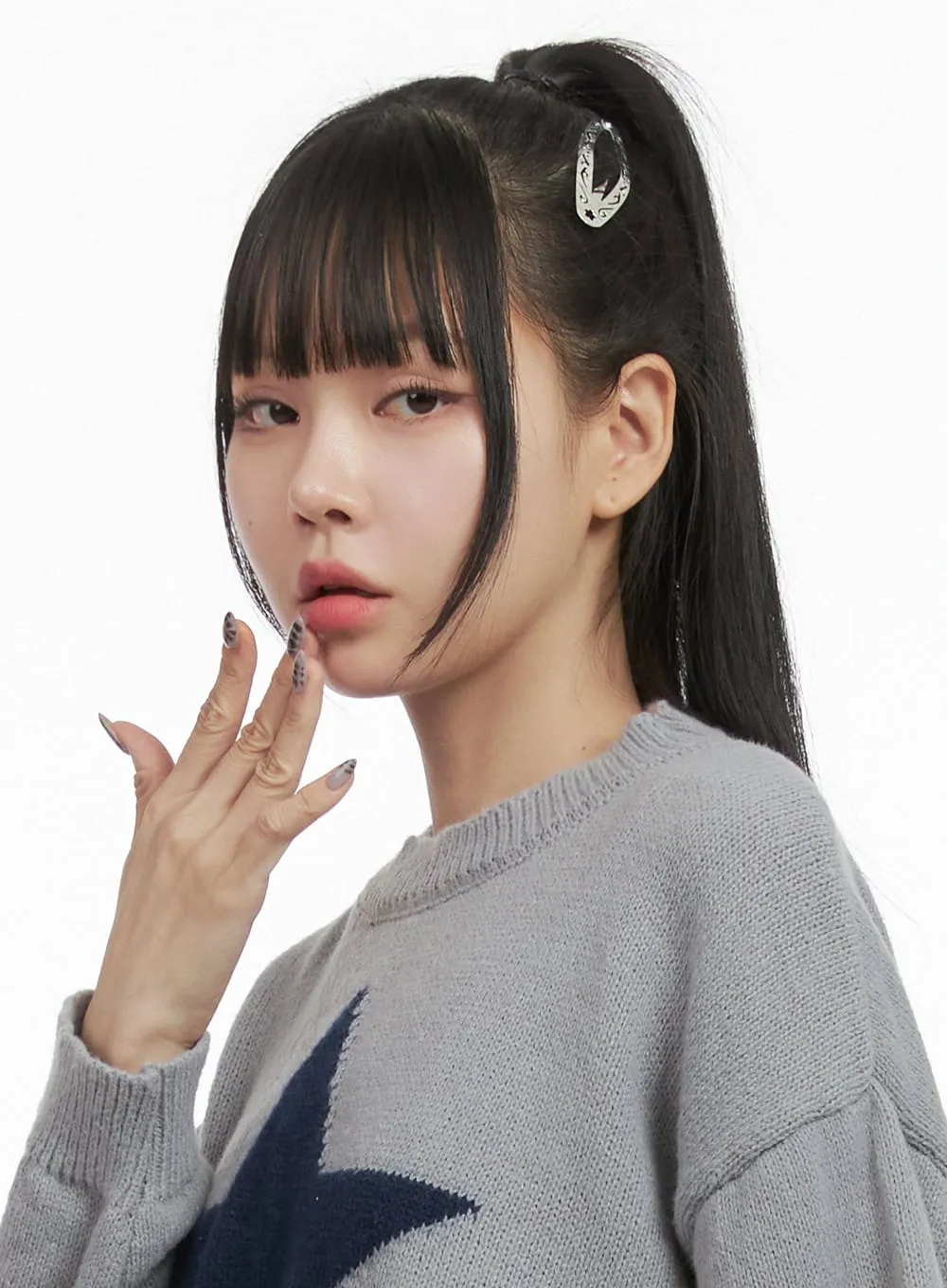 Metallic Lock Hair Clip OO401 sold by Lewkin product image thumbnail 4