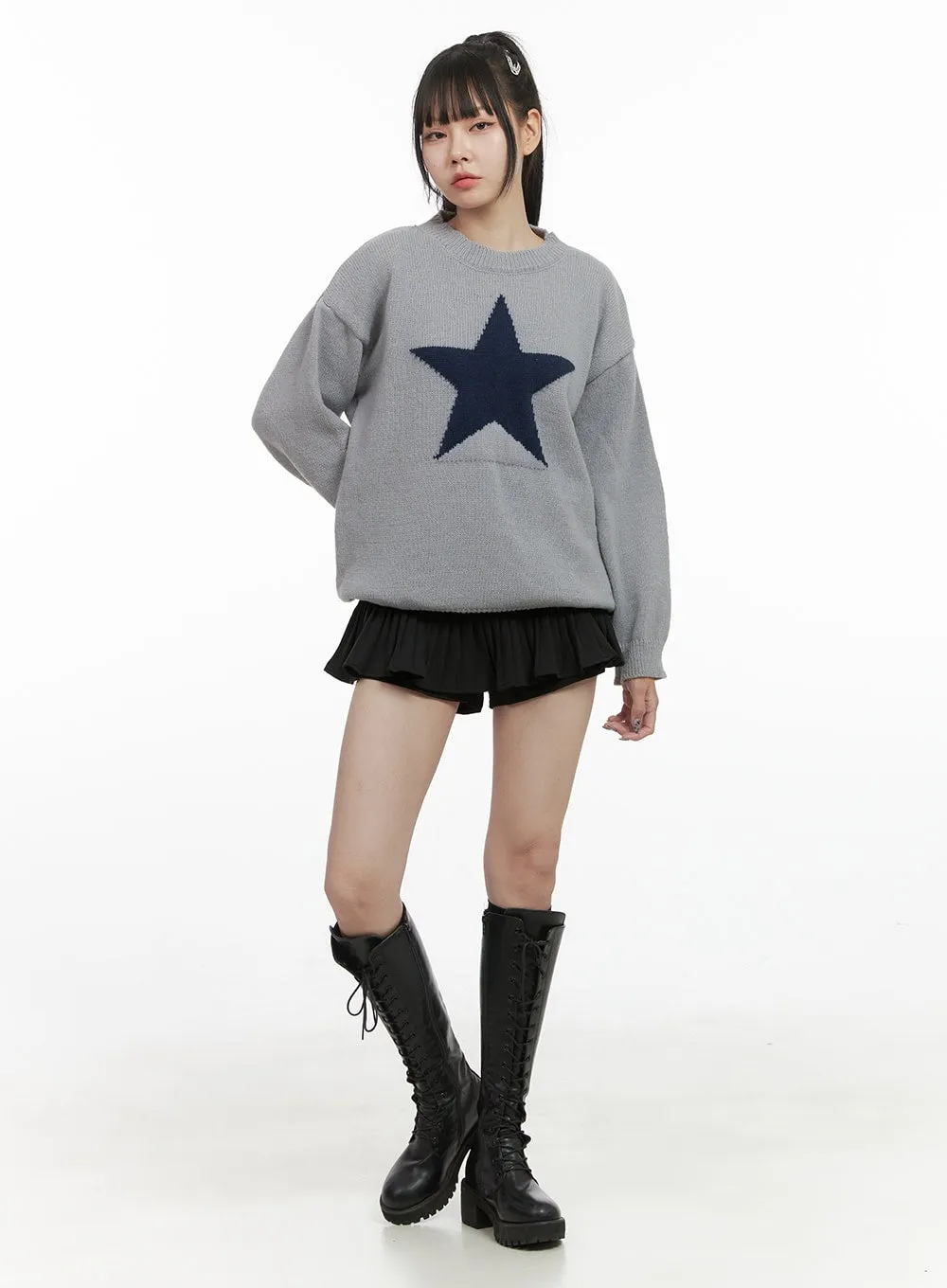 Pleated Bliss Mini Skirt Pants OO401 sold by Lewkin product image thumbnail 3