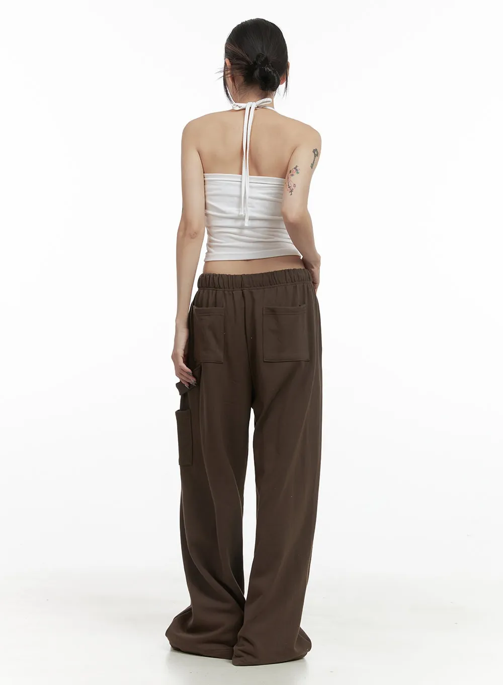 Halter Neck Slim Fit Cami Top OO401 sold by Lewkin product image thumbnail 3