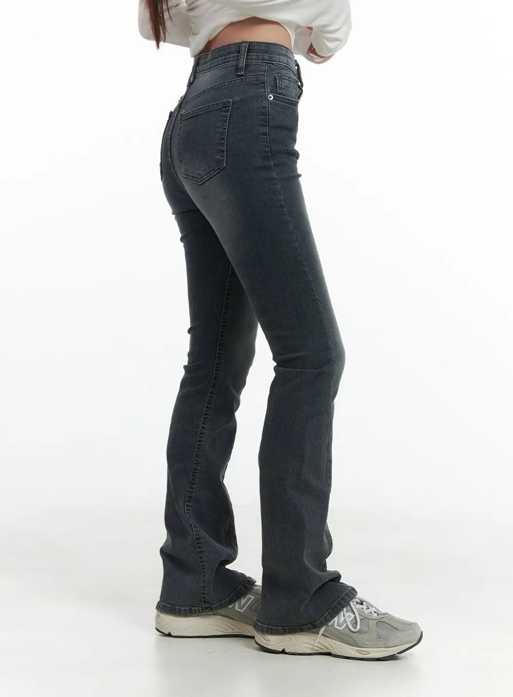 Saylor Classic Slim Bootcut Denim Jeans CO402 sold by Lewkin product image thumbnail 5
