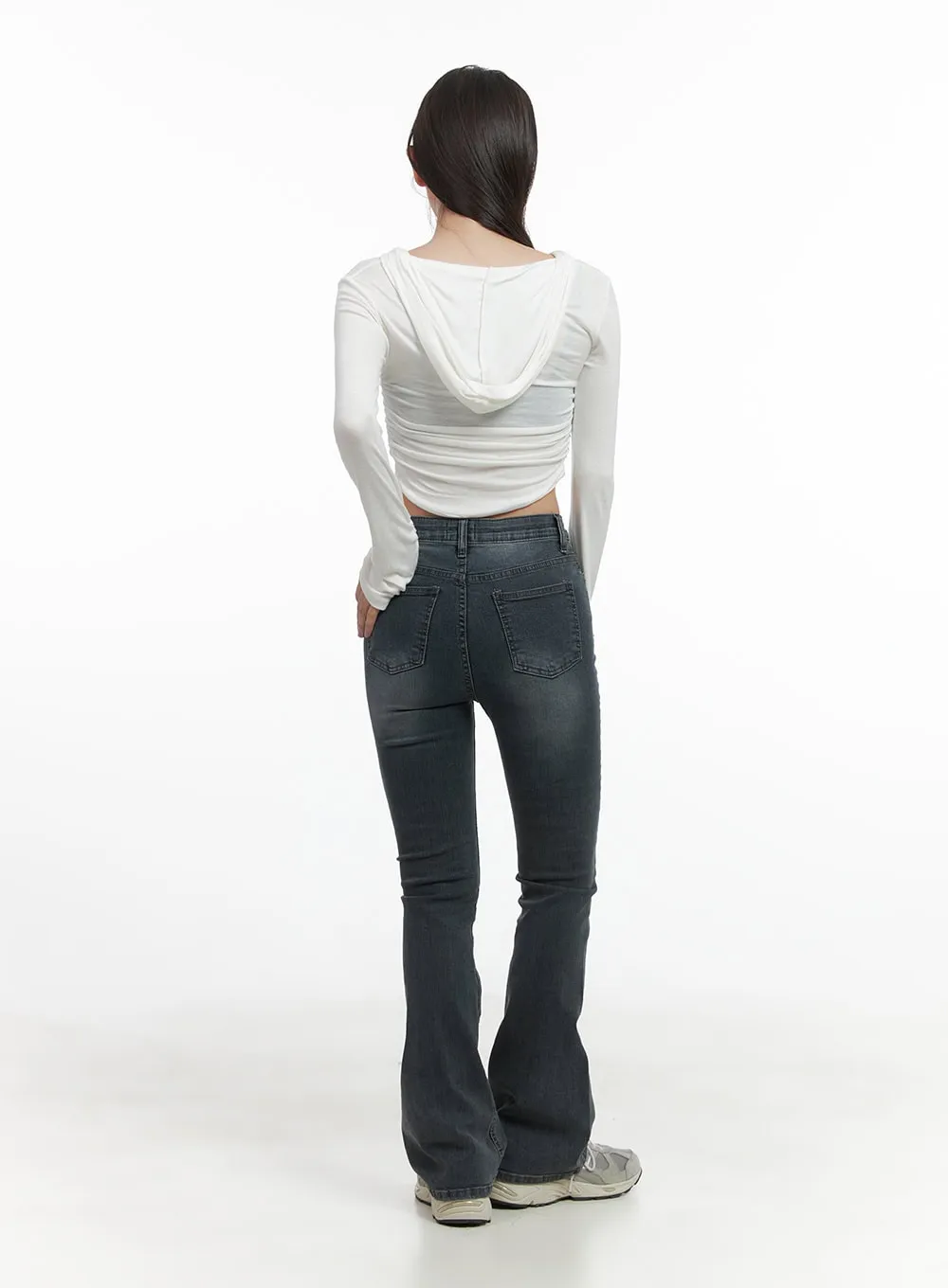 Saylor Classic Slim Bootcut Denim Jeans CO402 sold by Lewkin product image thumbnail 4