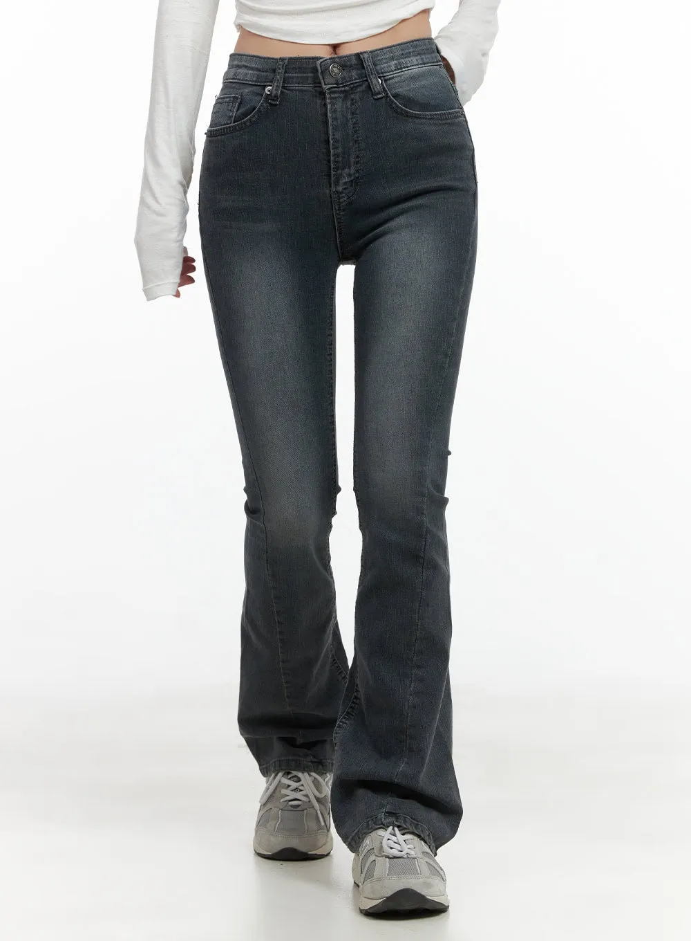Saylor Classic Slim Bootcut Denim Jeans CO402 sold by Lewkin