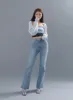 HIghrise Semi Boot-Cut Denim Pants CM10 sold by Lewkin