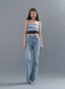 HIghrise Semi Boot-Cut Denim Pants CM10 sold by Lewkin