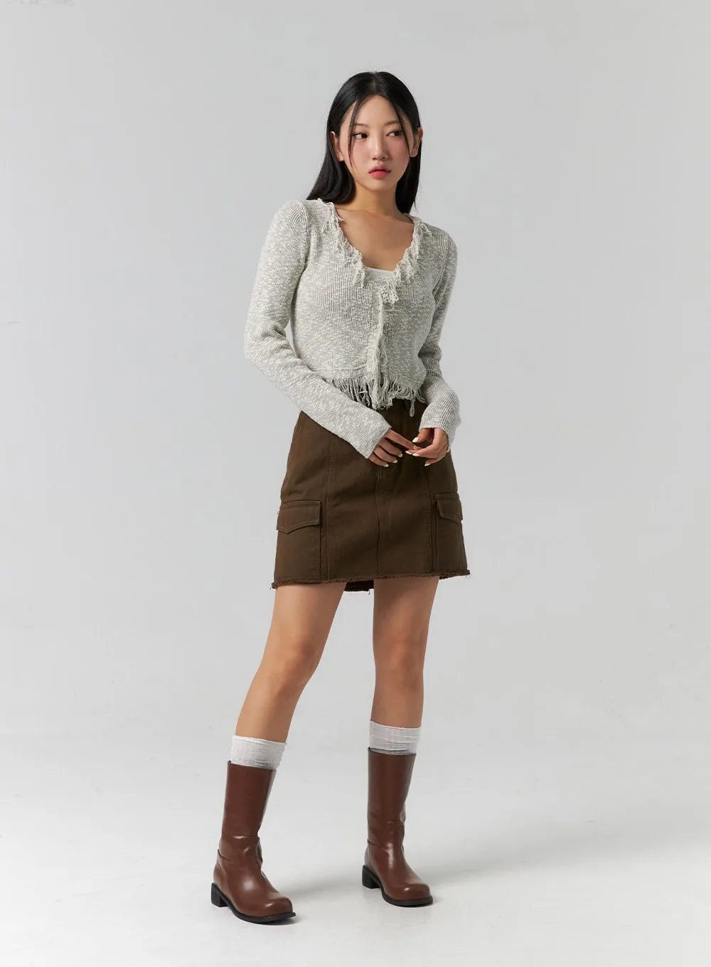 Cargo Mini Skirt CS318 sold by Lewkin product image thumbnail 4