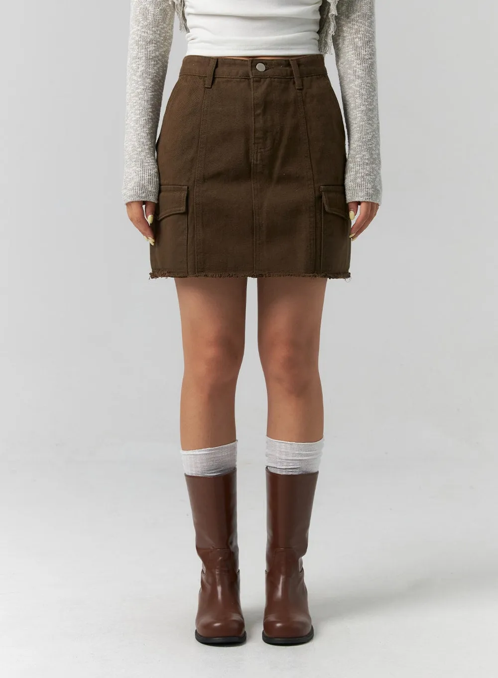 Cargo Mini Skirt CS318 sold by Lewkin product image thumbnail 2