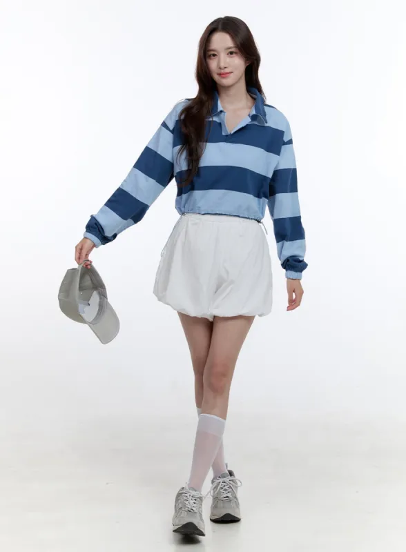 Lightweight Puff Shorts OO407 sold by Lewkin