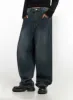 Eloise Pintuck Wide Fit Baggy Jeans IO409 sold by Lewkin