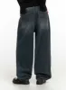 Eloise Pintuck Wide Fit Baggy Jeans IO409 sold by Lewkin