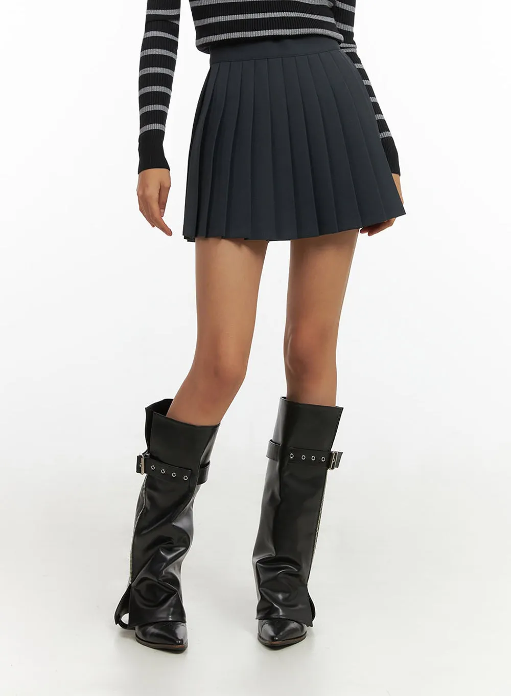 Pleated Bliss Mini Skirt IO409 sold by Lewkin product image thumbnail 3