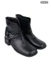 Buckle Faux Leather Ankle Boots CO410 sold by Lewkin