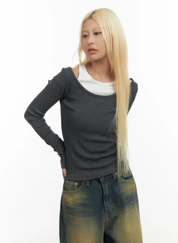 Cozy Chic Long Sleeve Tee CO414 sold by Lewkin