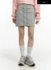 Cargo Sweat Mini Skirt CF415 sold by Lewkin