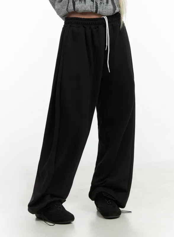 String Waist Banded Sweatpants CO415 sold by Lewkin
