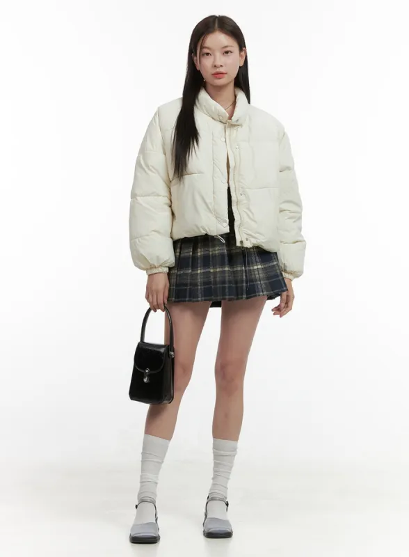 Checkered Pleated Tennis Mini Skirt OO416 sold by Lewkin