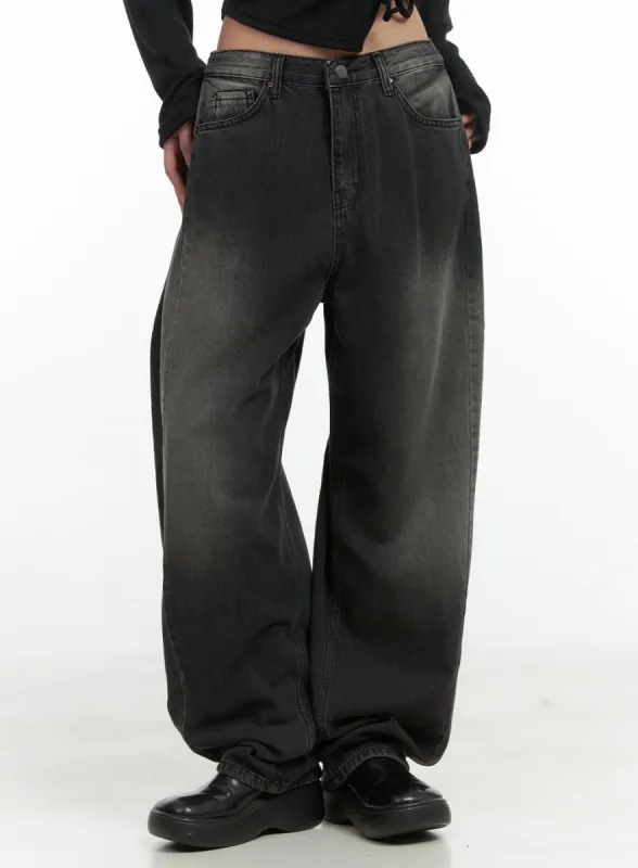 Margo Wide Fit Washed Denim Jeans CO417 sold by Lewkin