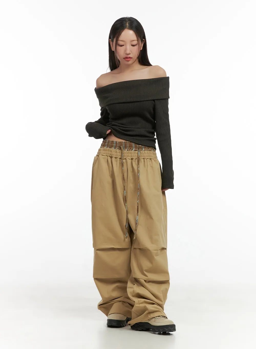 Two-Layer Check Print PantsCO417 sold by Lewkin product image thumbnail 2