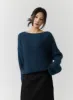 Soft Boat Neck Knit Sweater CN329 sold by Lewkin