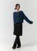 Soft Boat Neck Knit Sweater CN329 sold by Lewkin