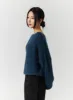 Soft Boat Neck Knit Sweater CN329 sold by Lewkin