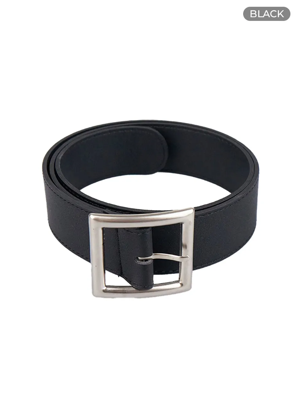 Faux Leather Square Belt CO422 sold by Lewkin product image thumbnail 5