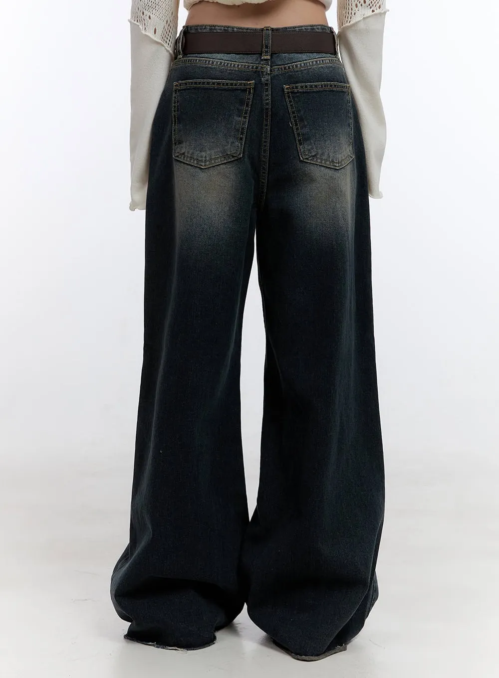 Amara Extra Wide Jeans CO422 sold by Lewkin product image thumbnail 5