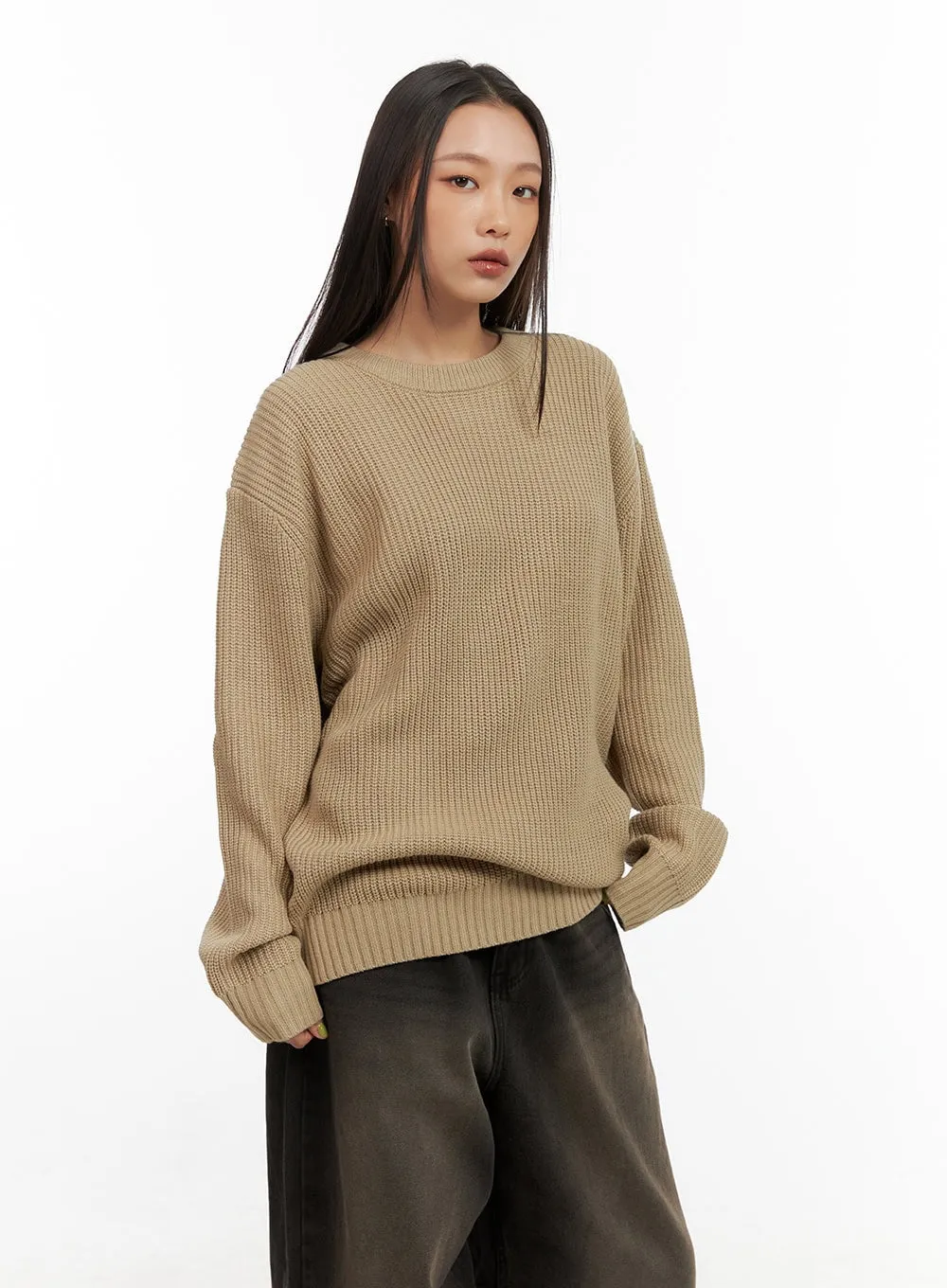 Cozy Knit Oversized Sweater CO424 sold by Lewkin product image thumbnail 3
