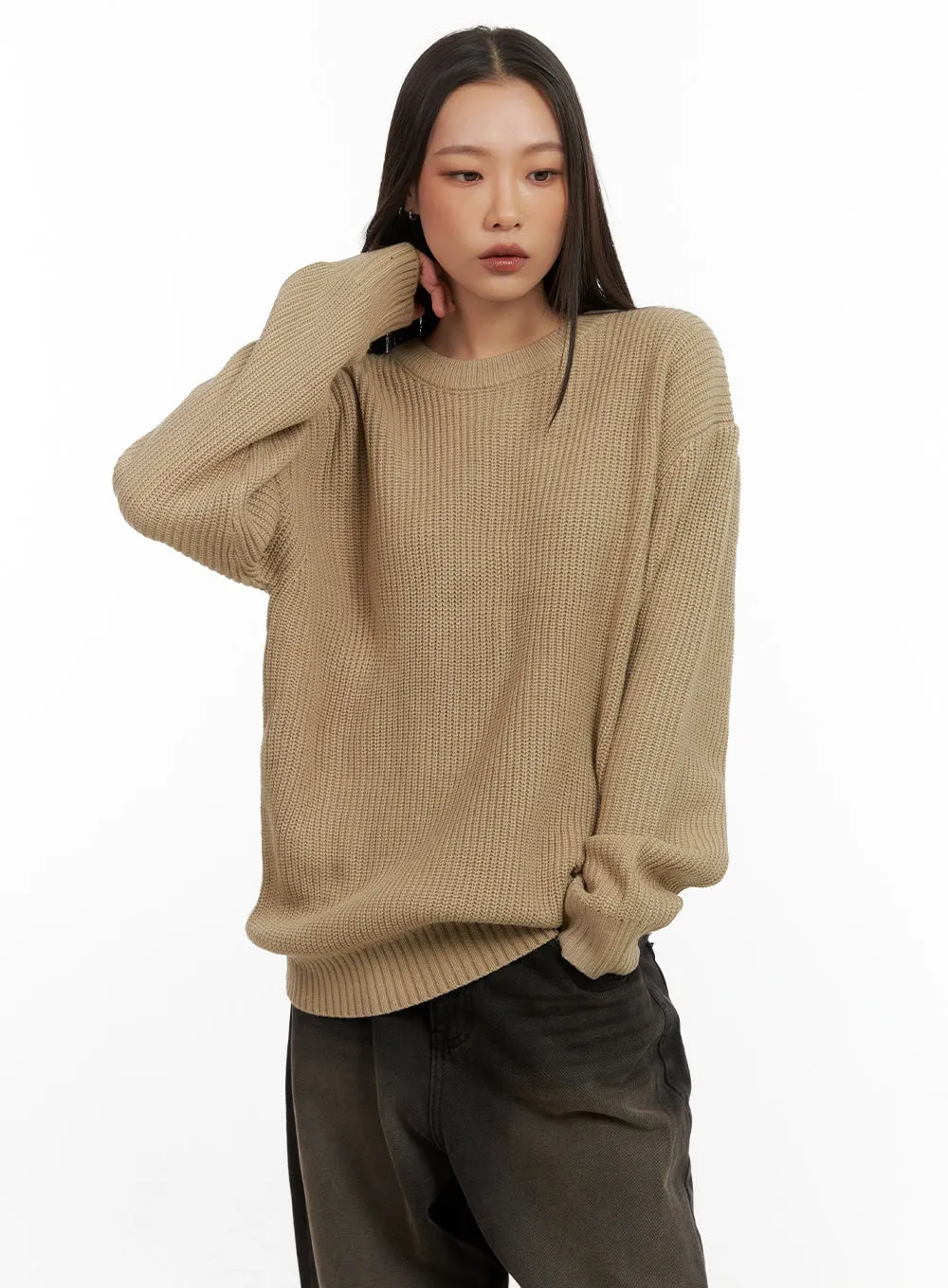 Cozy Knit Oversized Sweater CO424 sold by Lewkin