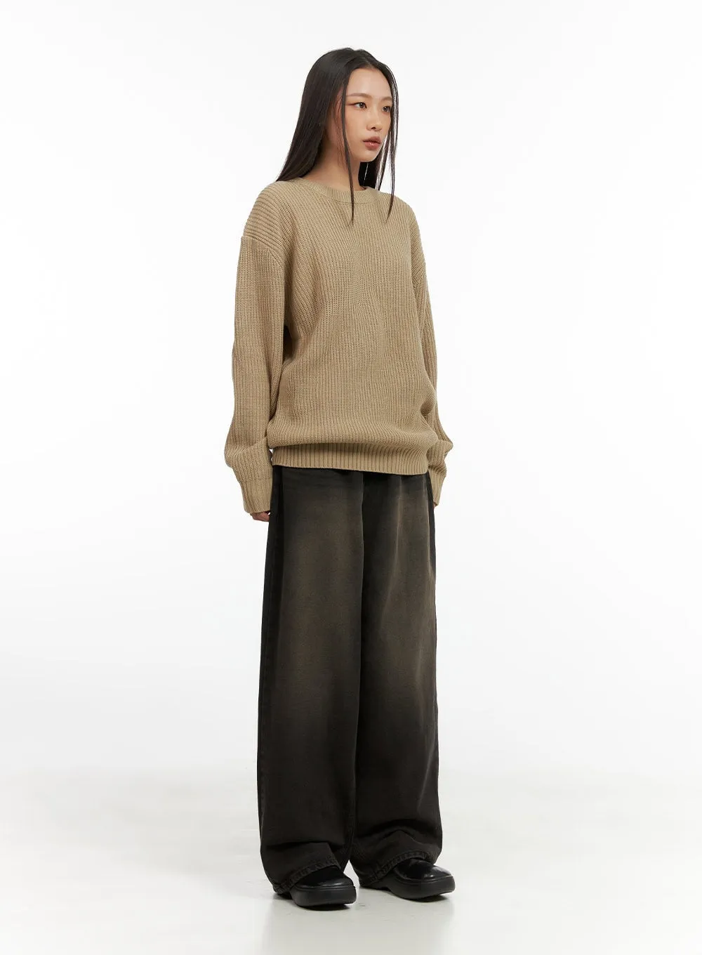 Cozy Knit Oversized Sweater CO424 sold by Lewkin product image thumbnail 5