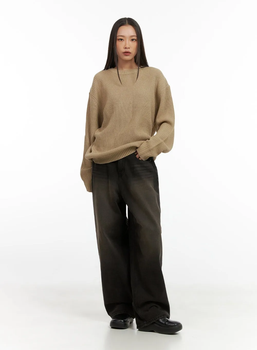 Cozy Knit Oversized Sweater CO424 sold by Lewkin product image thumbnail 2