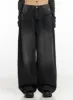 Delilah Pin-Tuck Washed Denim Baggy Jeans CO424 sold by Lewkin