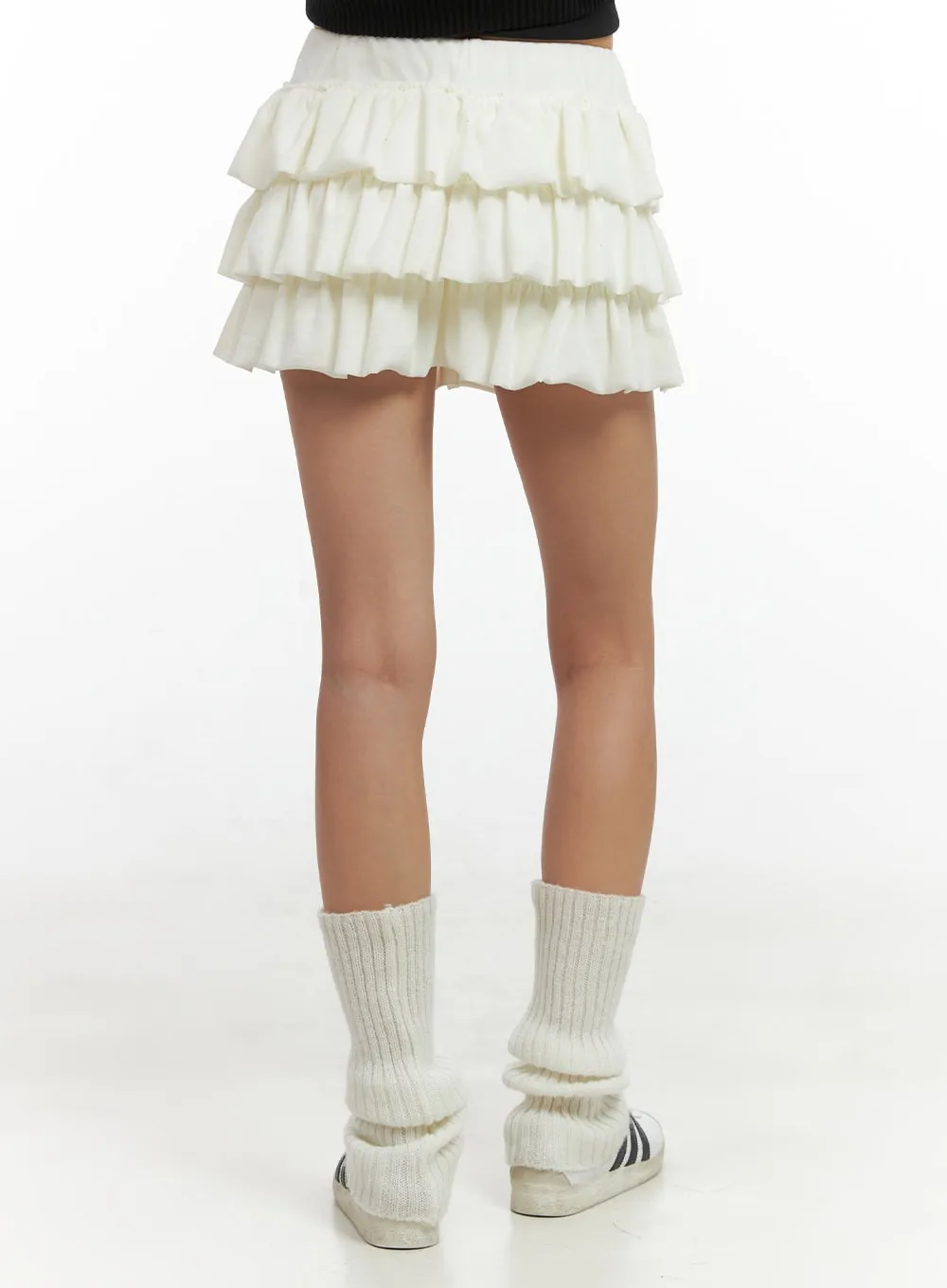 Flirty Ruffle Mini Skirt CO424 sold by Lewkin product image thumbnail 5