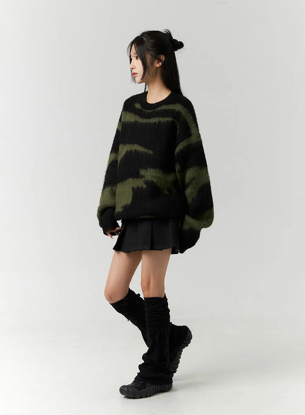 Animal Pattern Knit Sweater CN321 sold by Lewkin product image thumbnail 2
