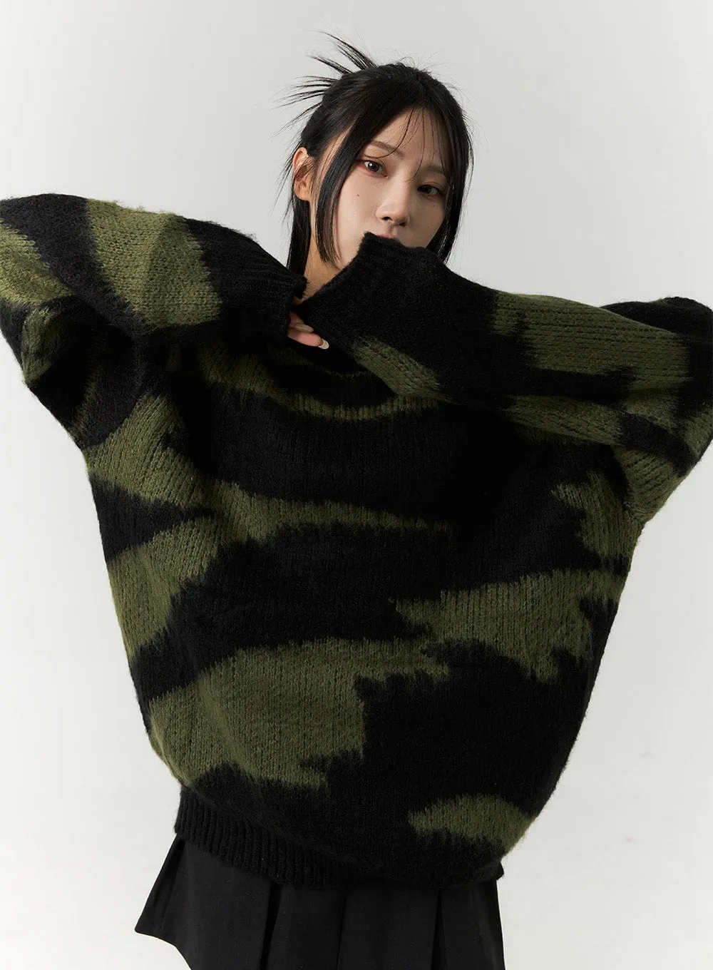 Animal Pattern Knit Sweater CN321 sold by Lewkin product image thumbnail 4