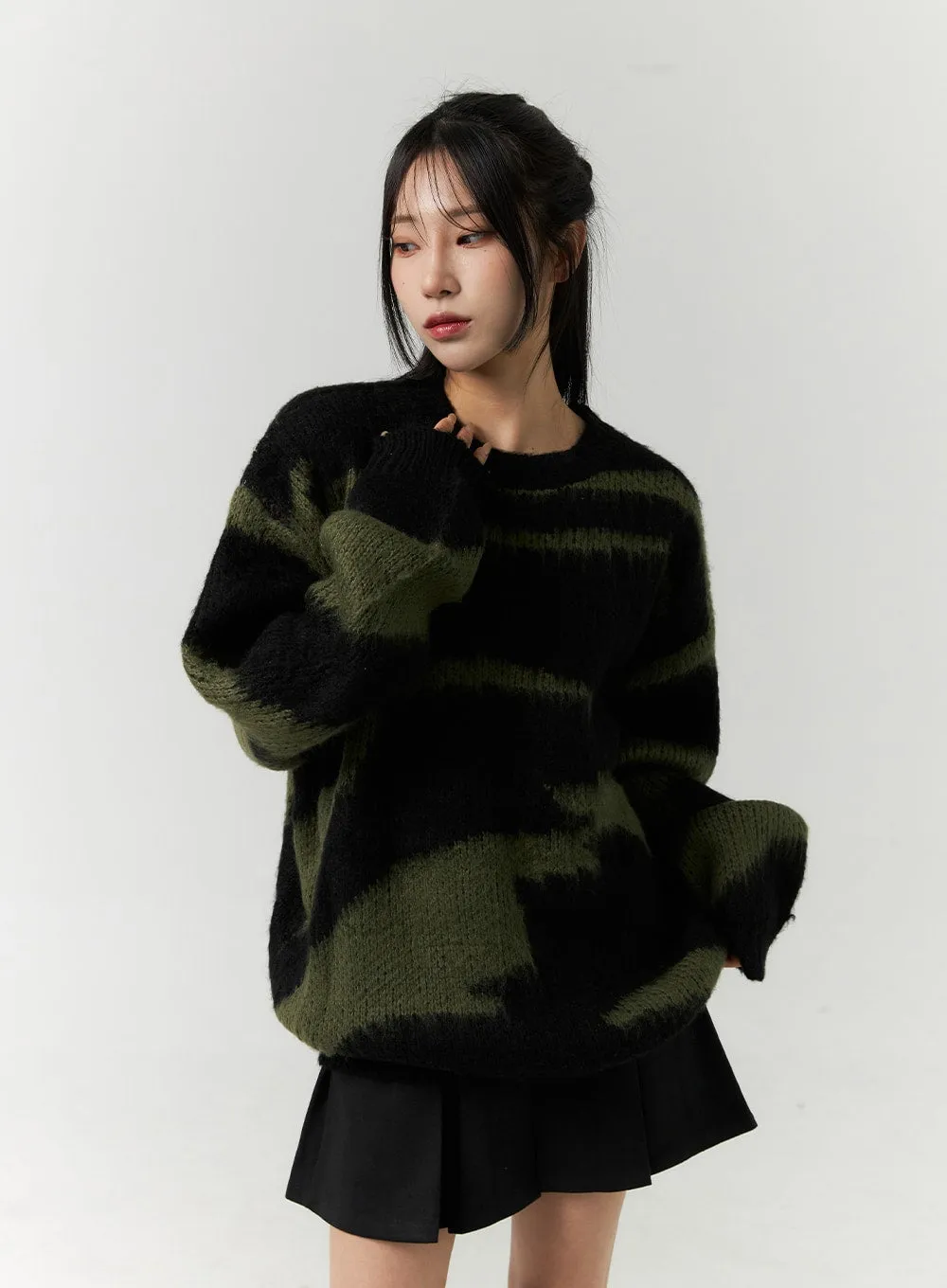 Animal Pattern Knit Sweater CN321 sold by Lewkin product image thumbnail 5