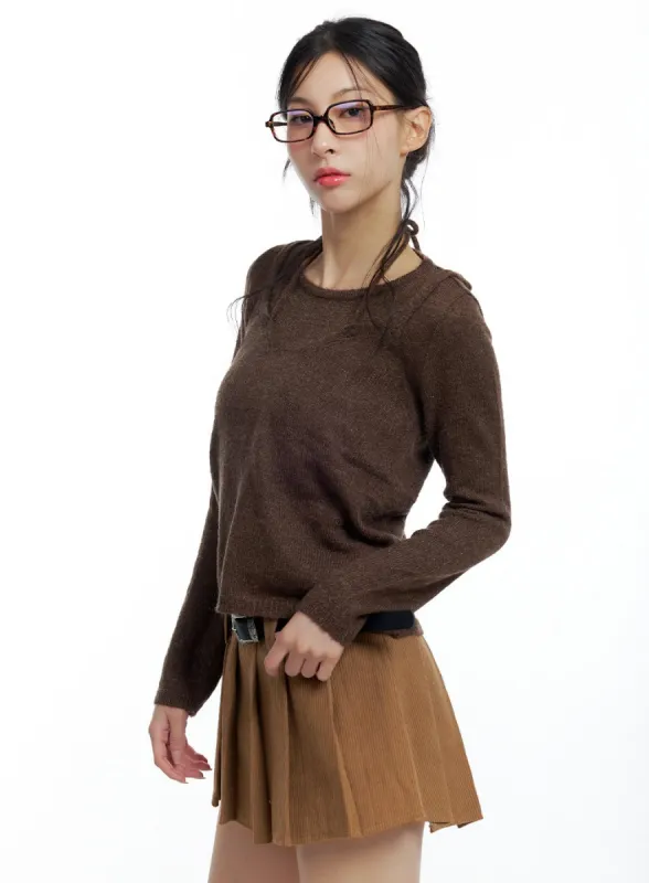 Soft Knit and Camisole Set CO426 sold by Lewkin