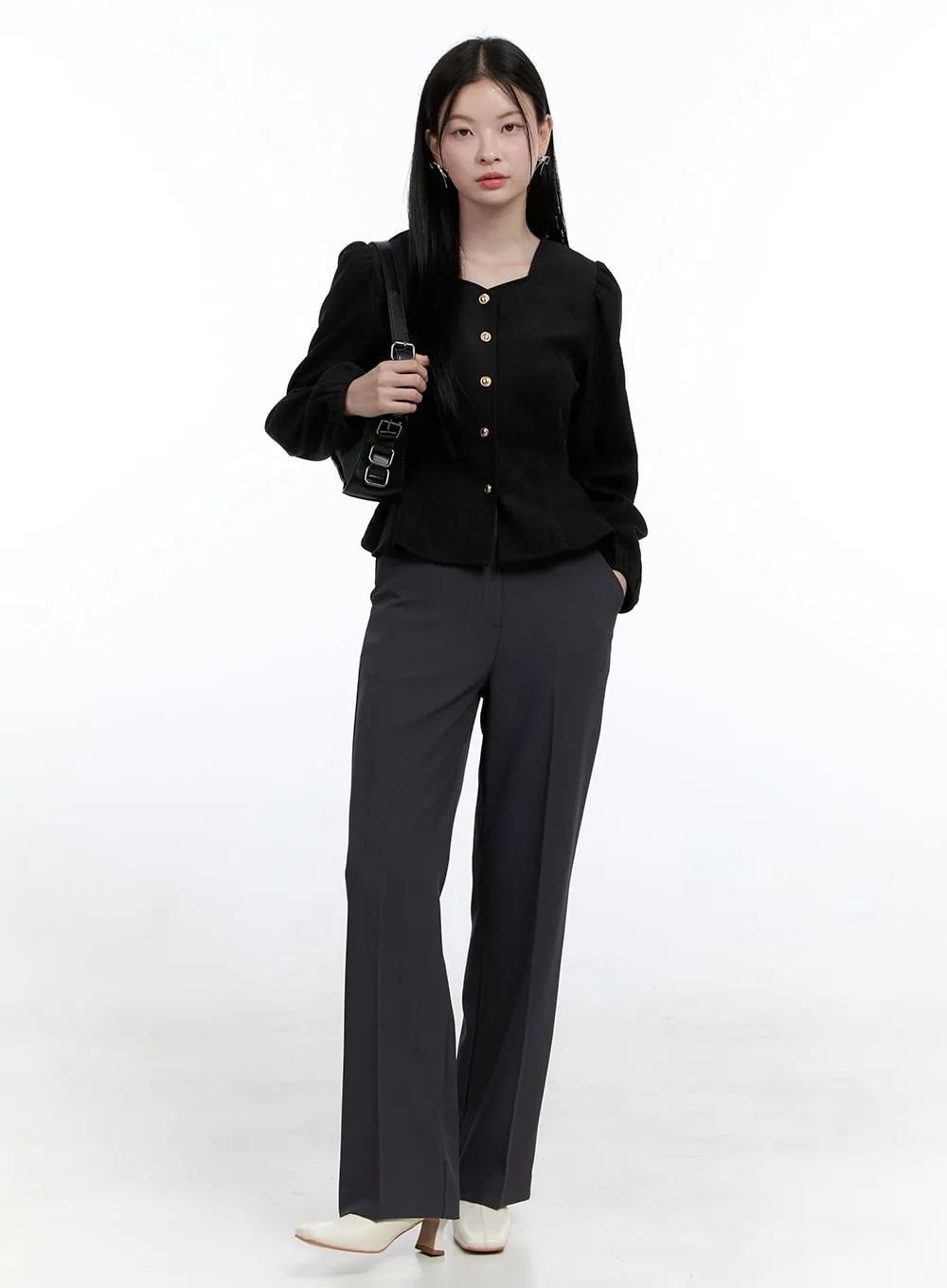 Buckle Chic Shoulder Bag OO429 sold by Lewkin product image thumbnail 3