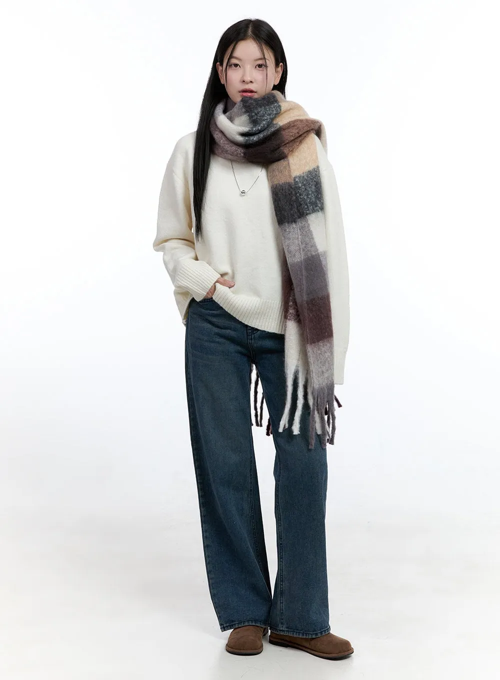 Elise Urban Chic Wide-Leg Jeans OO429 sold by Lewkin