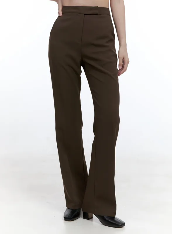 Stylish Slim-Fit Tailored Pants OO429 sold by Lewkin