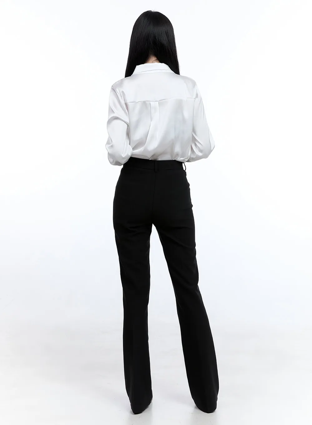 Elegant V-Neck Blouse OO429 sold by Lewkin product image thumbnail 3