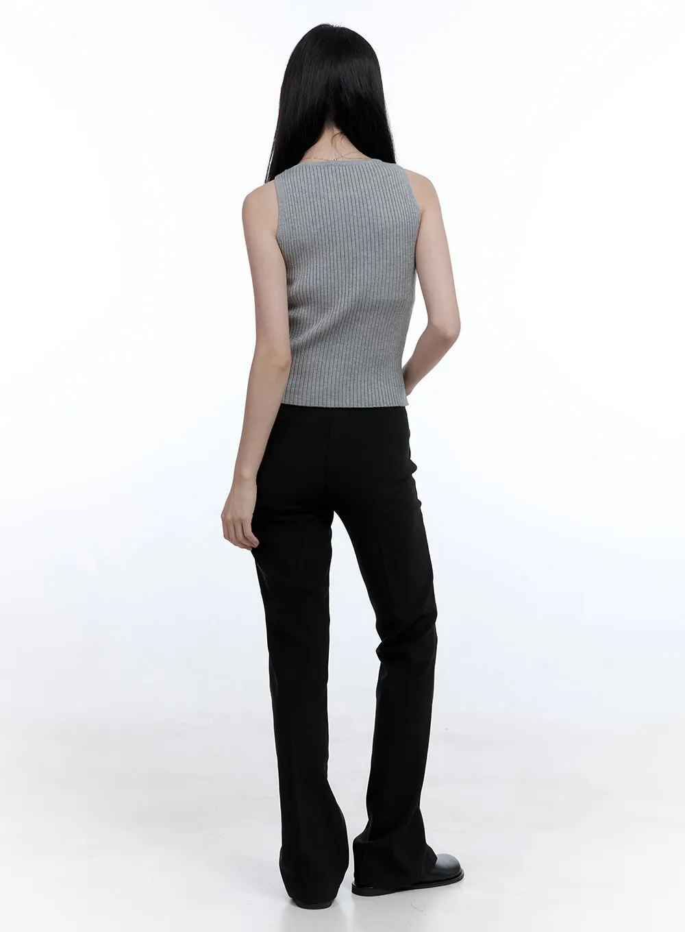 Slim-Fit Round-Neck Camisole OO429 sold by Lewkin product image thumbnail 3