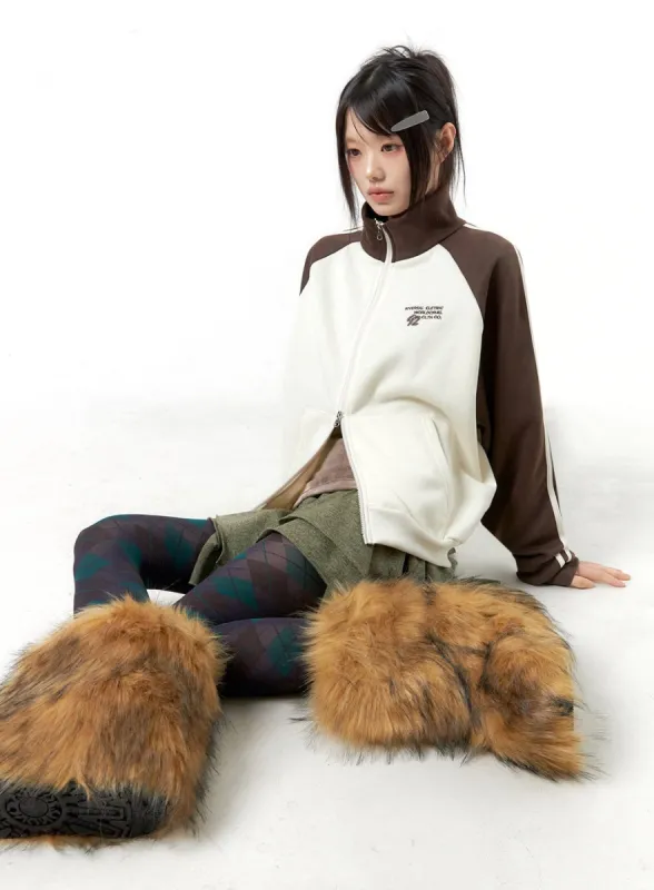 Long-Sleeve Letter-Print Pullover IO430 sold by Lewkin