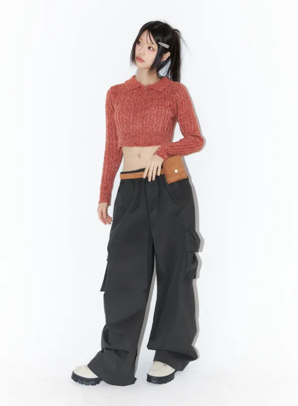 Cotton Cargo Pocket Trousers IO430 sold by Lewkin