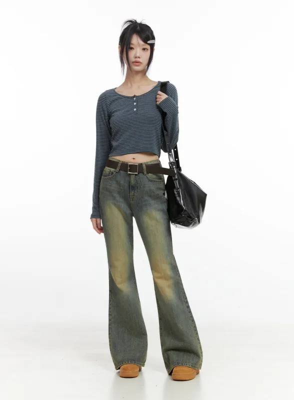 Taylor Slim Washed Jeans IO430 sold by Lewkin