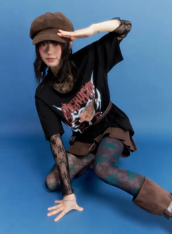 Pleated Cotton Mini Skirt Pants IO430 sold by Lewkin