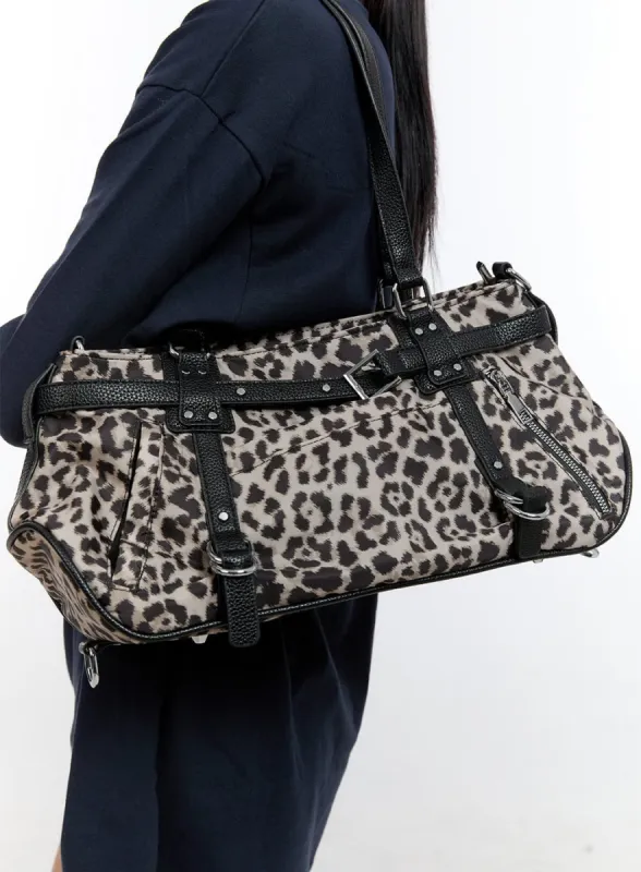Leopard Buckle Shoulder Bag CO431 sold by Lewkin