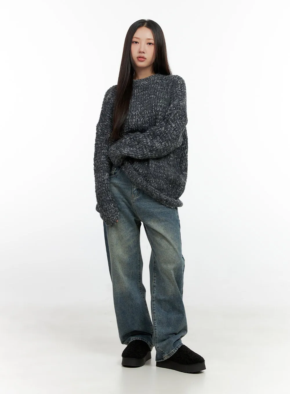 ComfyDay Oversized Knit Sweater CN401 sold by Lewkin product image thumbnail 2