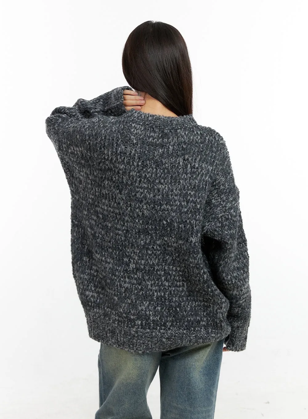 ComfyDay Oversized Knit Sweater CN401 sold by Lewkin product image thumbnail 5