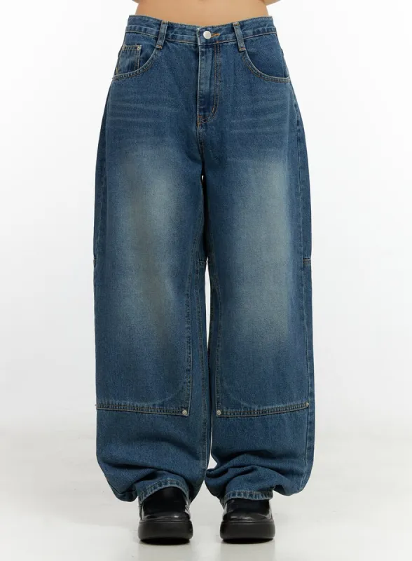 Siena Stitch Wide Leg Jeans CN401 sold by Lewkin