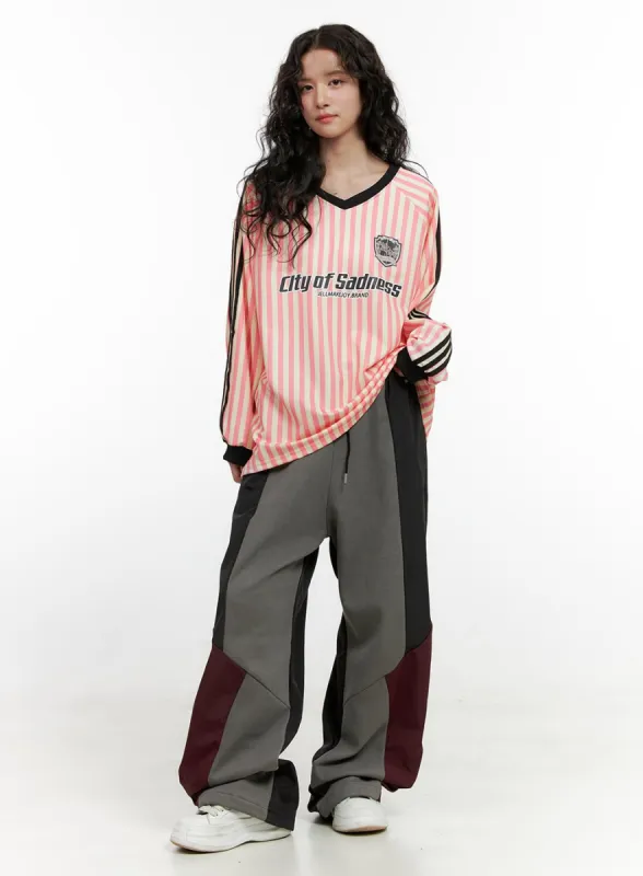 Wide-Fit Nylon Pants ON404 sold by Lewkin
